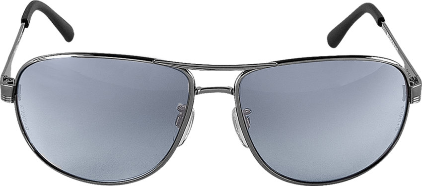 Acero® Silver Mirror Lens, Gunmetal Frame Safety Glasses