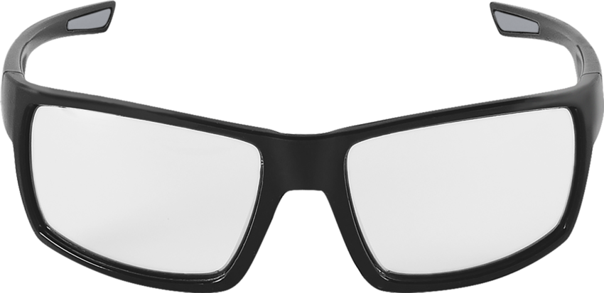 Sawfish&trade; Clear Performance Fog Technology Lens, Matte Black Frame Safety Glasses