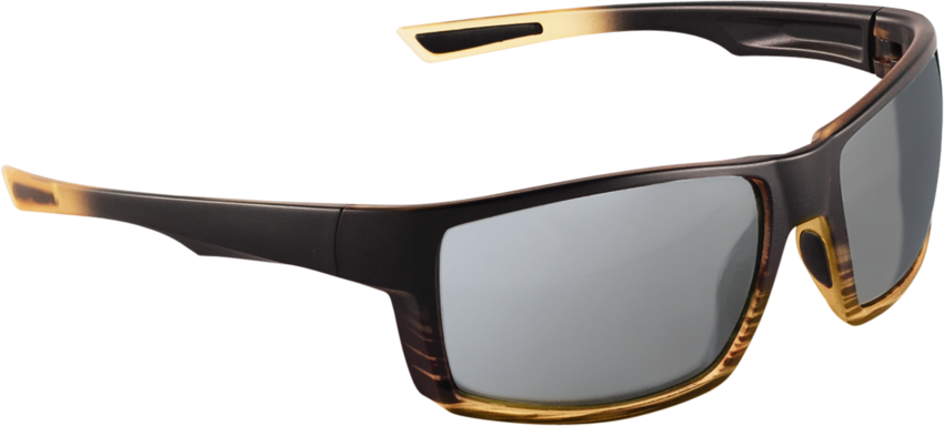 Sawfish&trade; Silver Mirror Anti-Fog Lens, Tortoise/Black Frame Safety Glasses