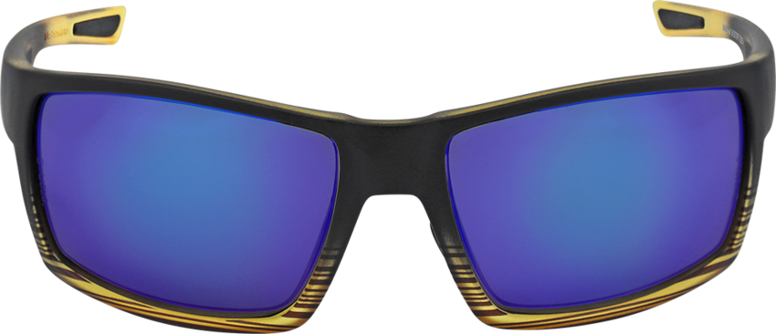 Sawfish™ Blue Mirror Performance Fog Technology Polarized Lens, Tortoise/Black Frame Safety Glasses