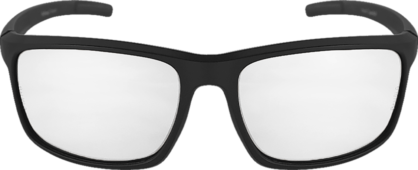 Pompano™ Clear Anti-Fog Lens, Matte Black Frame Safety Glasses