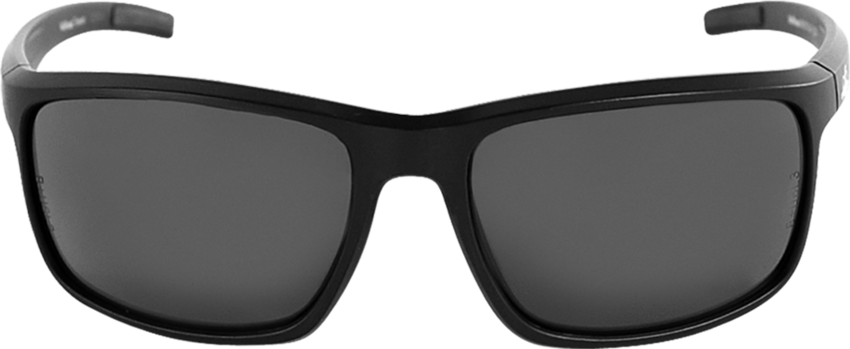 Pompano™ Smoke Anti-Fog Lens, Matte Black Frame Safety Glasses