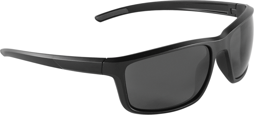 Pompano™ Smoke Anti-Fog Lens, Matte Black Frame Safety Glasses