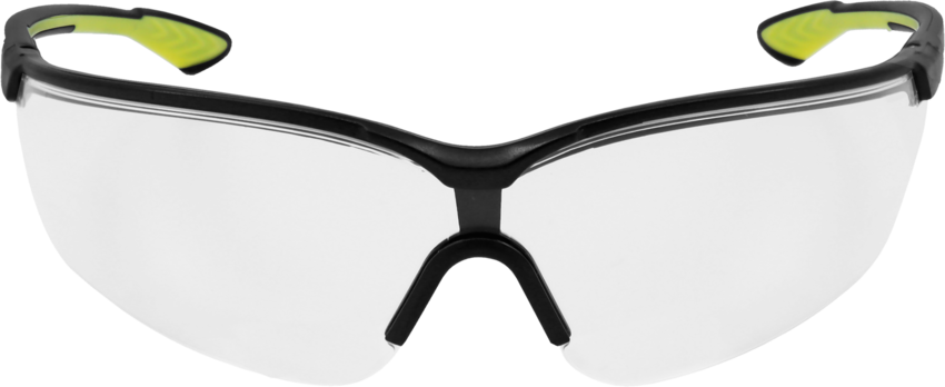 Chromis&trade; Clear Performance Fog Technology Lens, Shiny Black Frame Safety Glasses