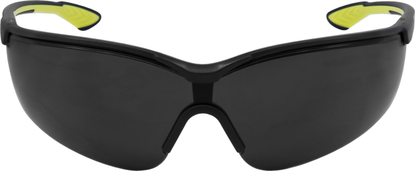Chromis&trade; Gray Performance Fog Technology Lens, Shiny Black Frame Safety Glasses