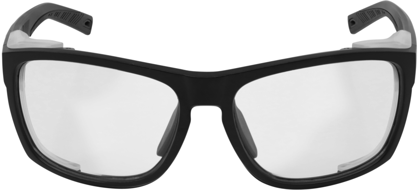 Knifejaw&trade; Clear Performance Fog Technology Lens, Matte Black Safety Glasses