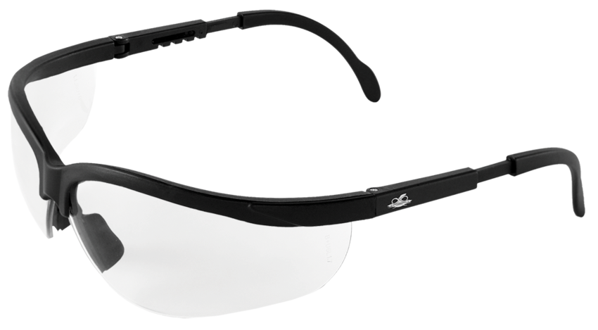Picuda® Clear Lens, Matte Black Frame Safety Glasses