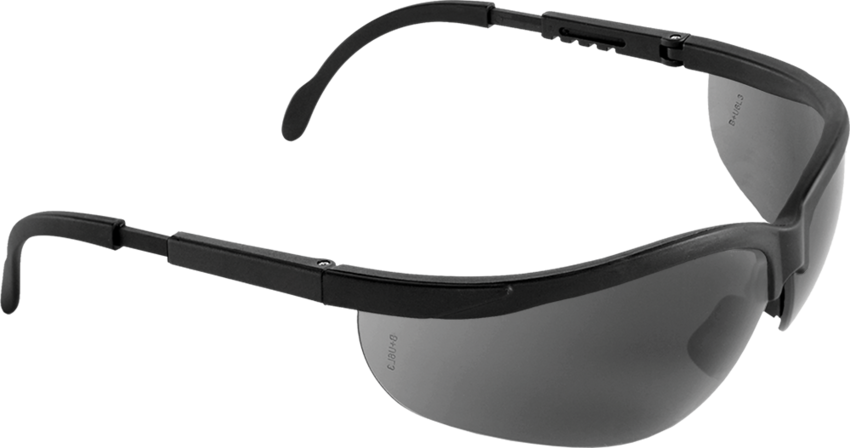 Picuda® Smoke Lens, Matte Black Frame Safety Glasses