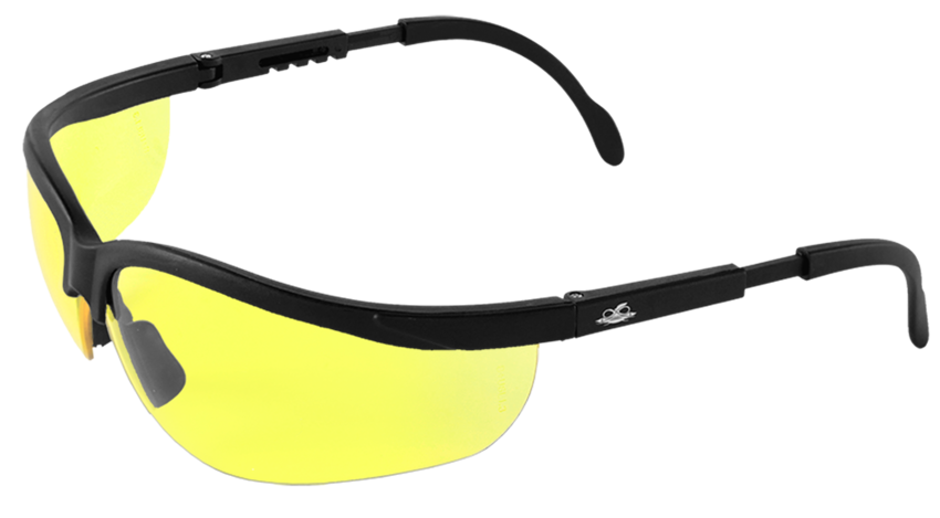 Picuda® Yellow Lens, Matte Black Frame Safety Glasses - LIMITED STOCK