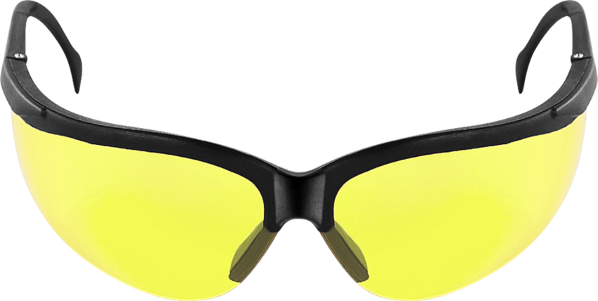 Picuda® Yellow Lens, Matte Black Frame Safety Glasses - LIMITED STOCK