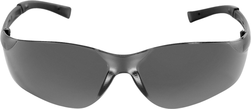 Pavon® Smoke Anti-Fog Lens, Frosted Black Frame Safety Glasses
