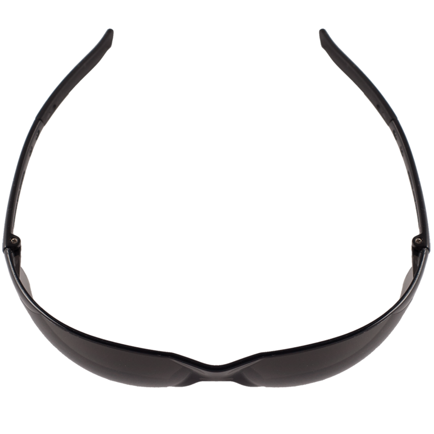 Pavon® Smoke Lens, Frosted Black Frame Safety Glasses