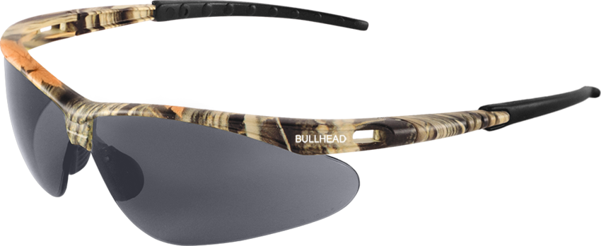 Stinger® Smoke Anti-Fog Lens, Woodland Camouflage Frame Safety Glasses