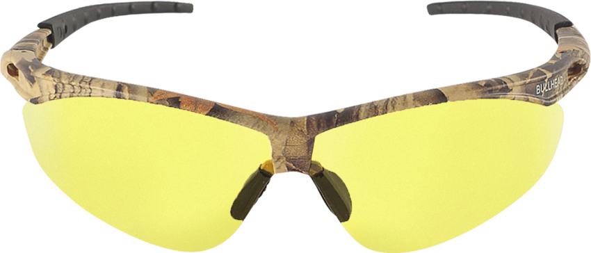 Stinger® Yellow Anti-Fog Lens, Woodland Camouflage Frame Safety Glasses