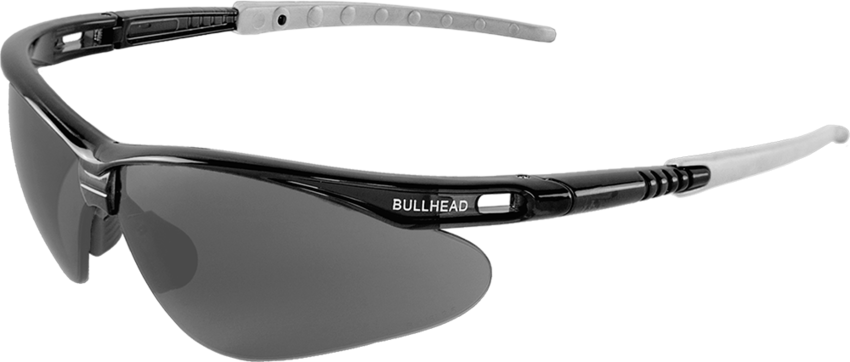 Stinger® Smoke Anti-Fog Lens, Crystal Black Frame Safety Glasses