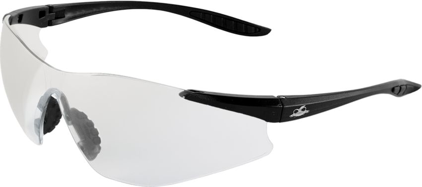 Snipefish® Indoor/Outdoor Anti-Fog Lens, Matte Black Frame Safety Glasses