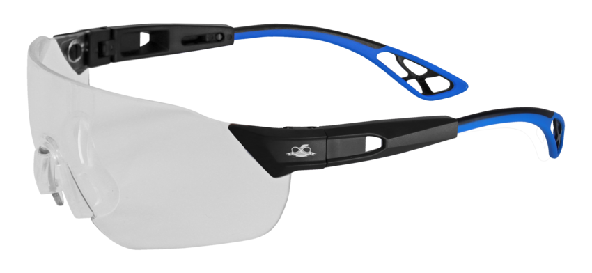 Tetra™ Clear Anti-Fog Lens, Matte Black Frame Safety Glasses