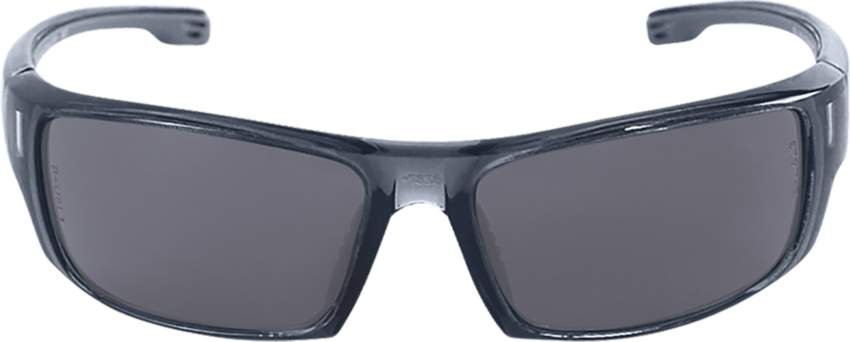 Dorado® Dark Smoke Performance Fog Technology Lens, Crystal Black Frame Safety Glasses