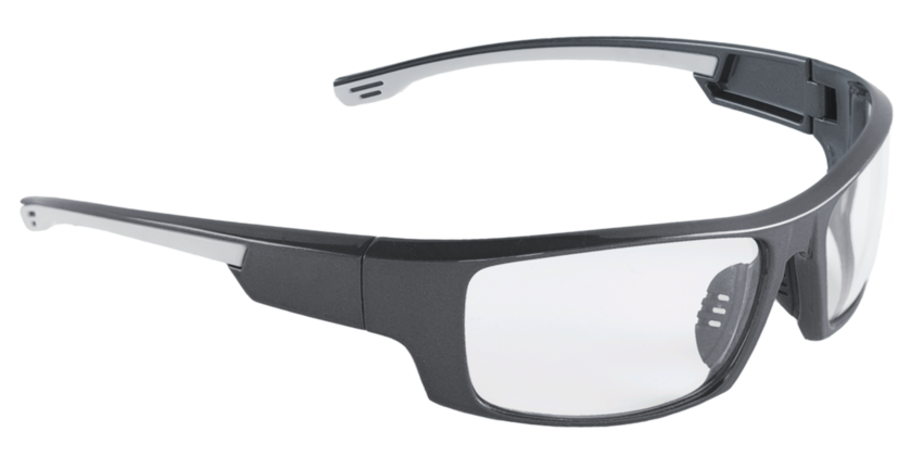 Dorado® Clear Anti-Fog Lens, Shiny Pearl Gray Frame Safety Glasses