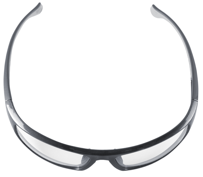 Dorado® Clear Anti-Fog Lens, Shiny Pearl Gray Frame Safety Glasses