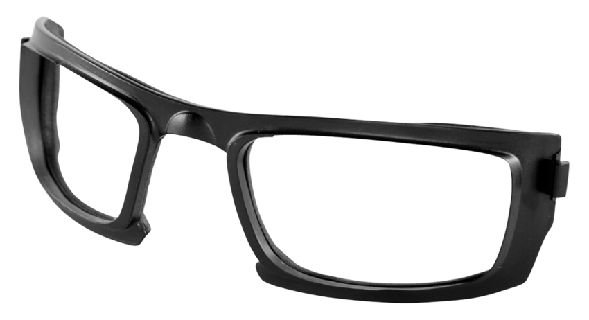 Dorado® Dark Smoke Performance Fog Technology Lens, Crystal Black Frame Safety Glasses