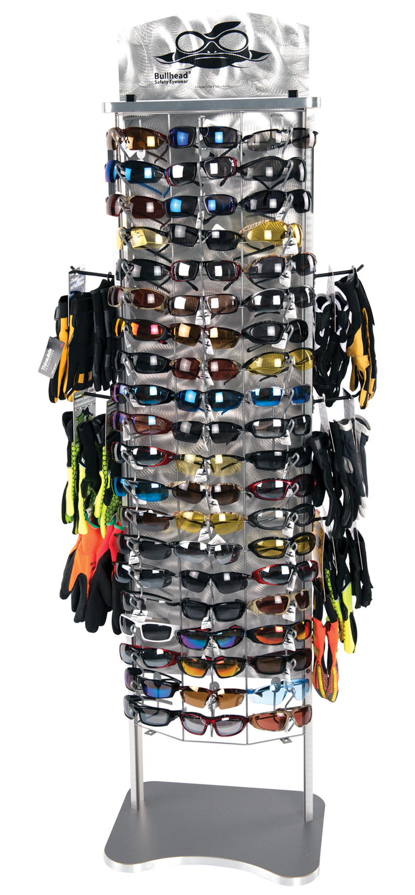 Bullhead Safety&reg; Eyewear 60-Piece One-Sided Floor Display