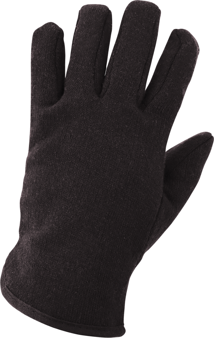 Red Fleece-Lined Jersey Chore Gloves