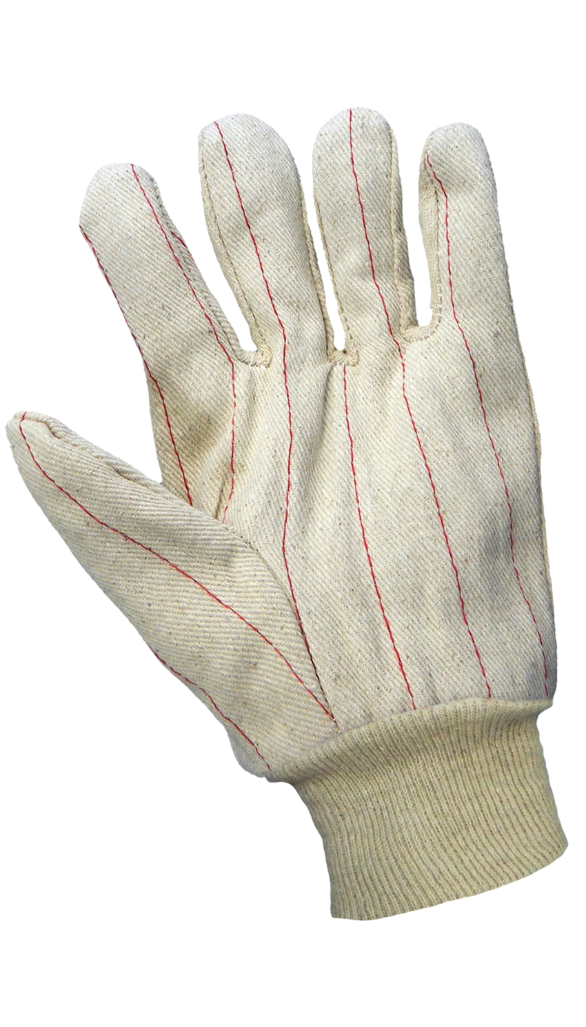 Corded Cotton/Polyester Double Palm Gloves