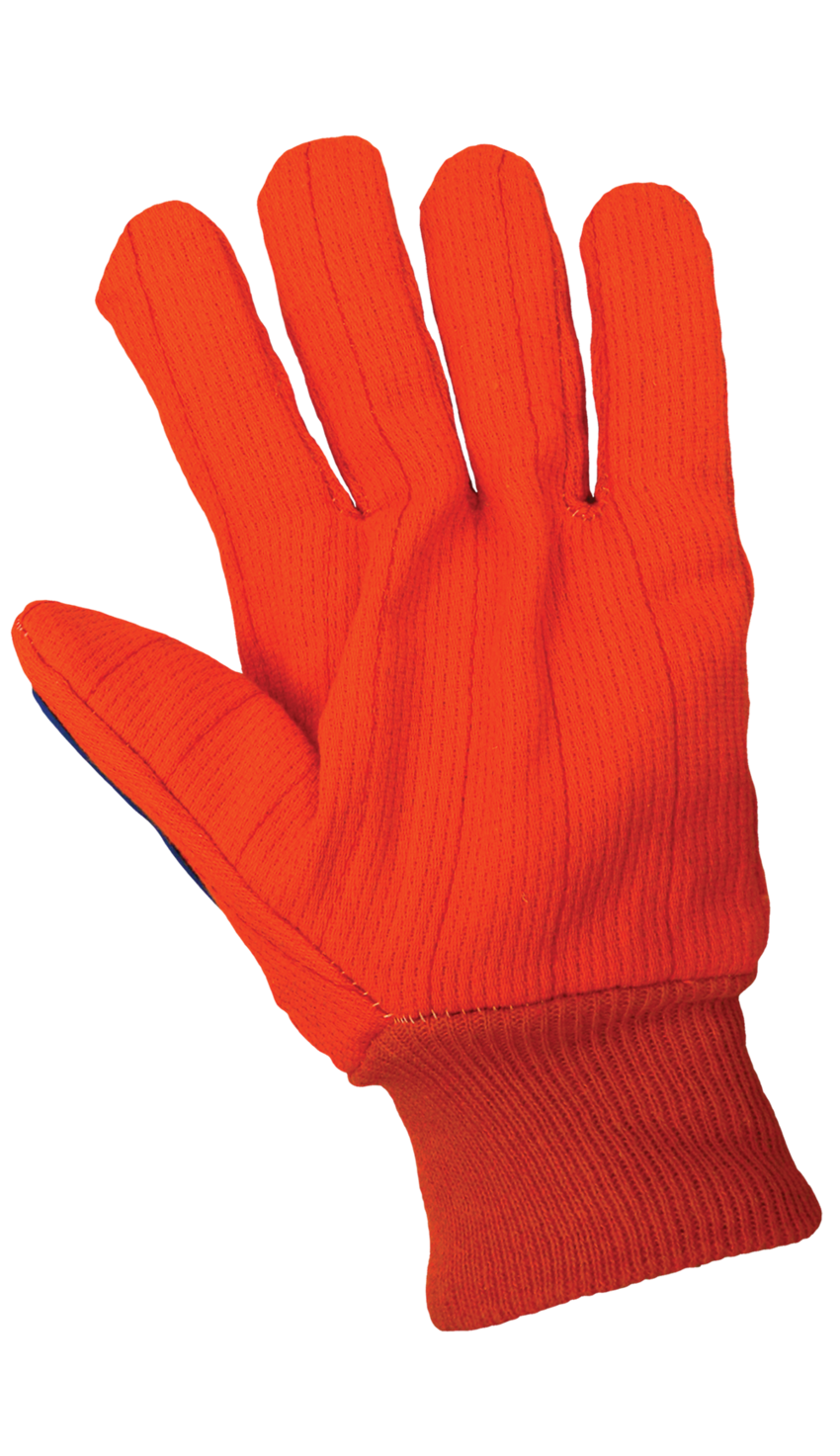 Corded Orange 18 oz. Cotton/Polyester Gloves with TPU Impact Protection