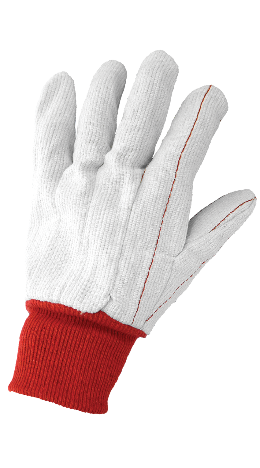 Corded Clute Cut 18 oz. Cotton/Polyester Knit Wrist Gloves