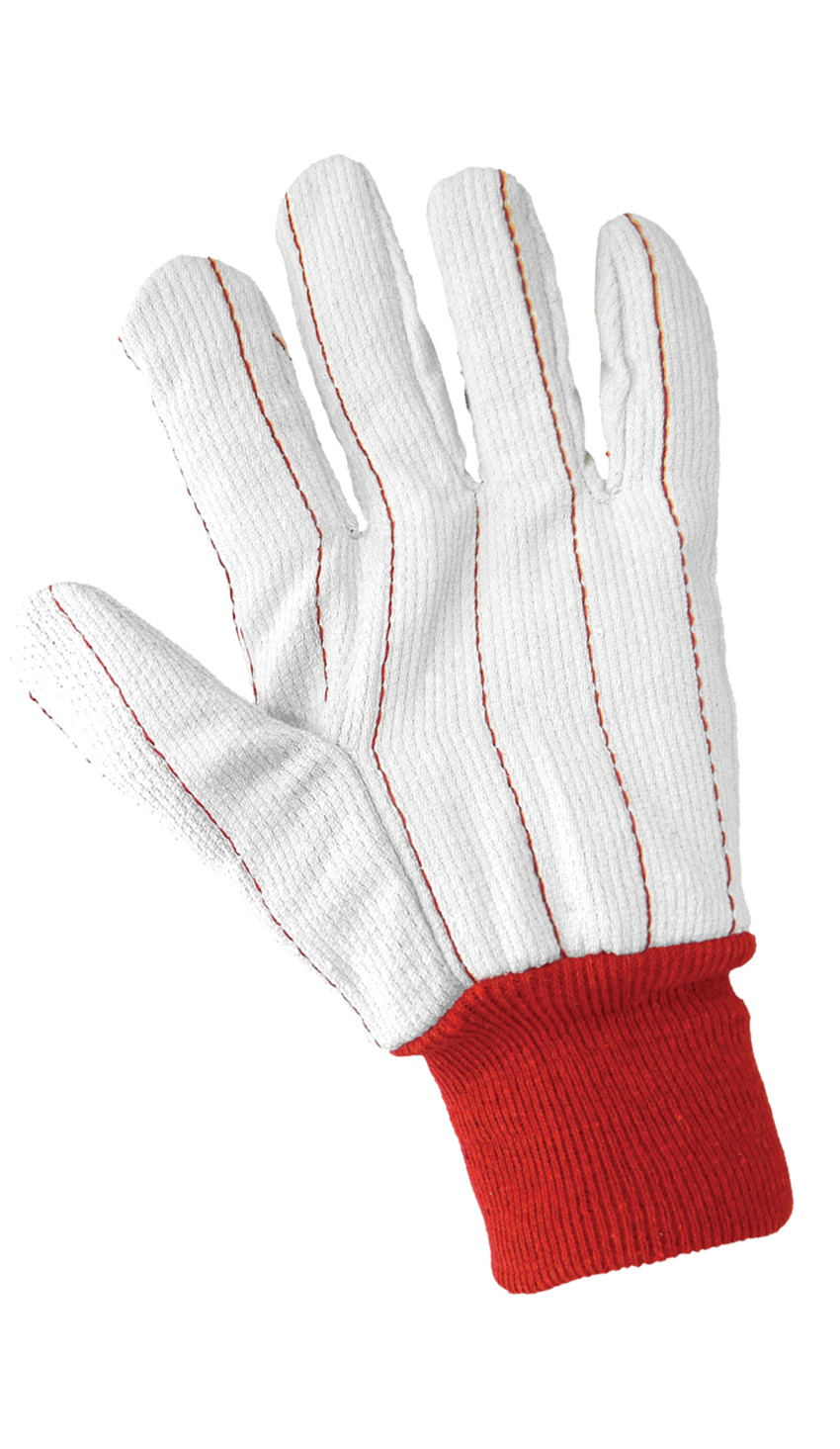 Corded Clute Cut 18 oz. Cotton/Polyester Knit Wrist Gloves