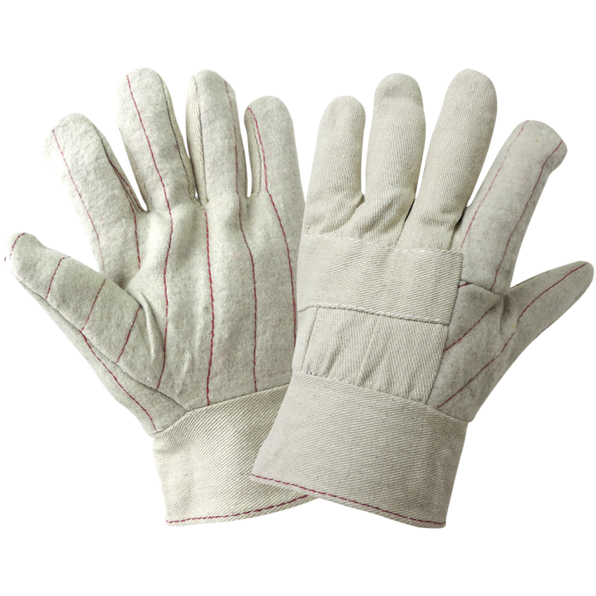 Three-Layer Cotton Quilted Hot Mill Gloves with Cut, Puncture, and Heat Protection