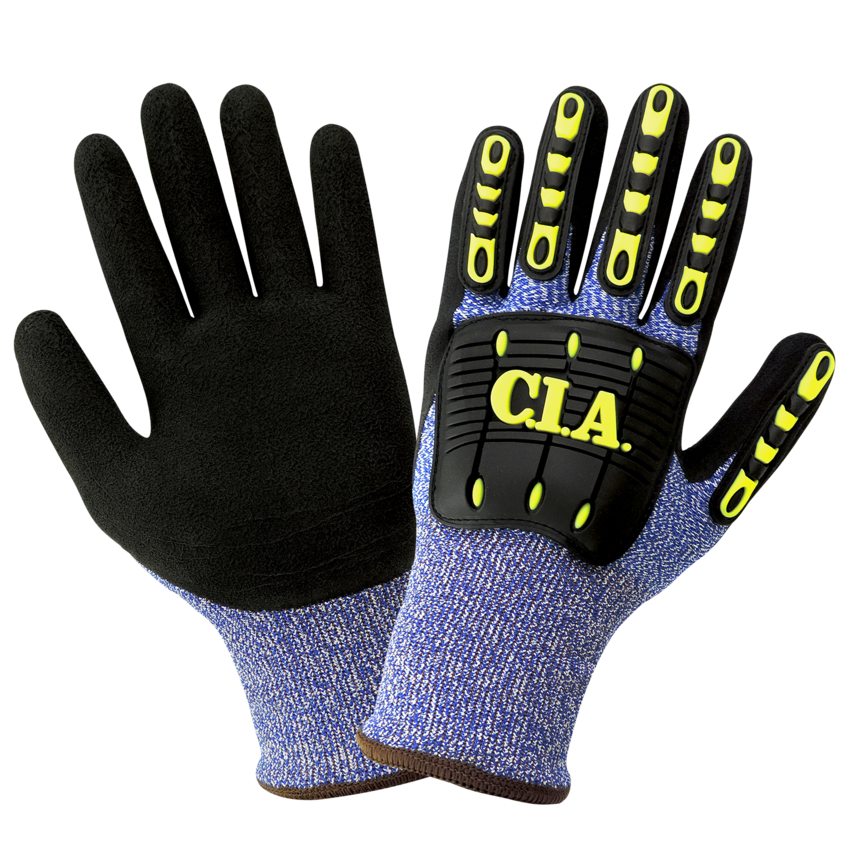 Vise Gripster® C.I.A. Cut, Impact, Abrasion, and Puncture Resistant Water Repellent Coated Gloves