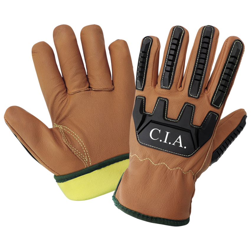 Impact, Oil, Water, Cut, and Flame Resistant Goatskin Gloves