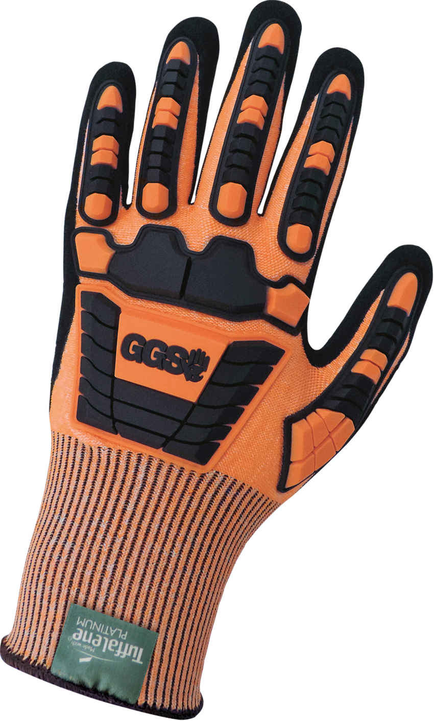 Vise Gripster® C.I.A. High-Visibility Cut and Impact Resistant Gloves Made with Tuffalene® Platinum