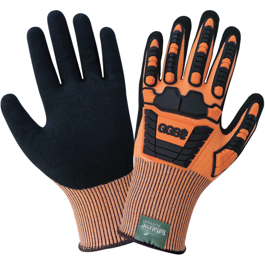 Vise Gripster® C.I.A. High-Visibility Cut and Impact Resistant Gloves Made with Tuffalene® Platinum