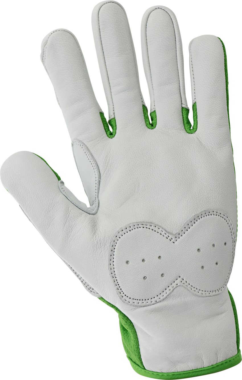 Cut and Impact Resistant Mechanics Style Gloves with a Premium Leather Palm