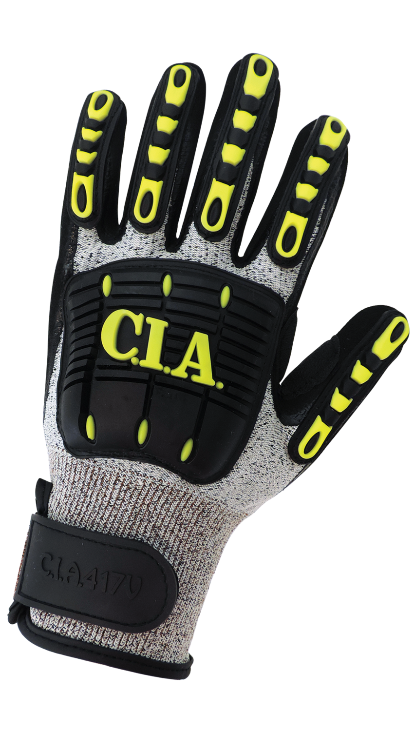 Vise Gripster® C.I.A. Cut, Abrasion, Puncture, and Impact Resistant Nitrile-Dipped Gloves