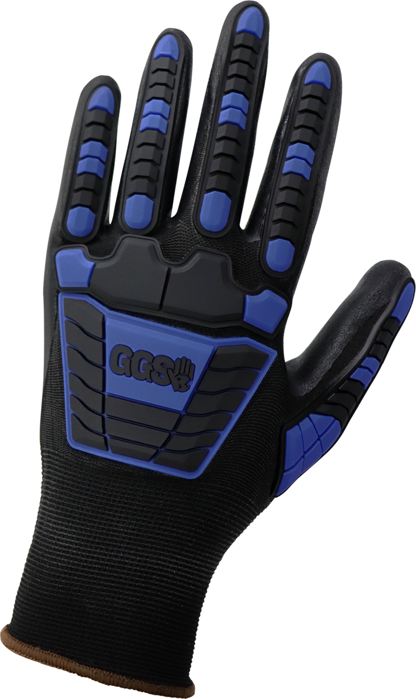 Vise Gripster® C.I.A. Seamless, New Foam Technology Palm Coated, 15-Gauge Gloves with Cut, Impact, Abrasion, and Puncture Resistance