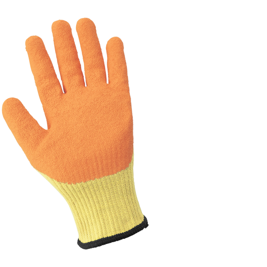 Vise Gripster® C.I.A. Cut, Abrasion, Puncture, and Impact Resistant Rubber-Coated Palm High-Visibility Gloves