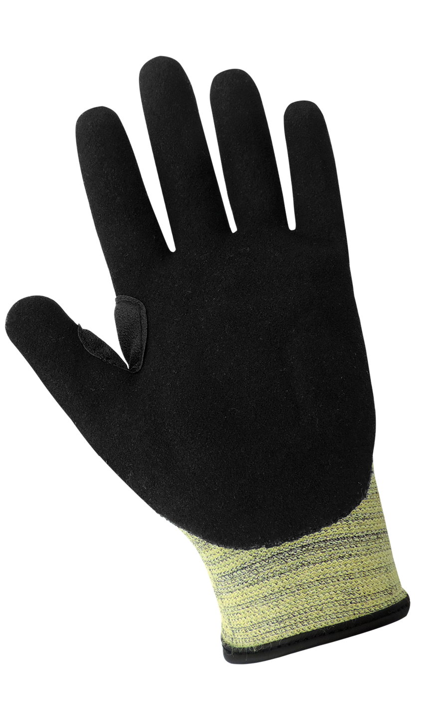 Vise Gripster® C.I.A. Cut, Impact, Abrasion, and Puncture Resistant Nitrile Coated Gloves with Hook-and-Loop Knit Wrist - LIMITED STOCK