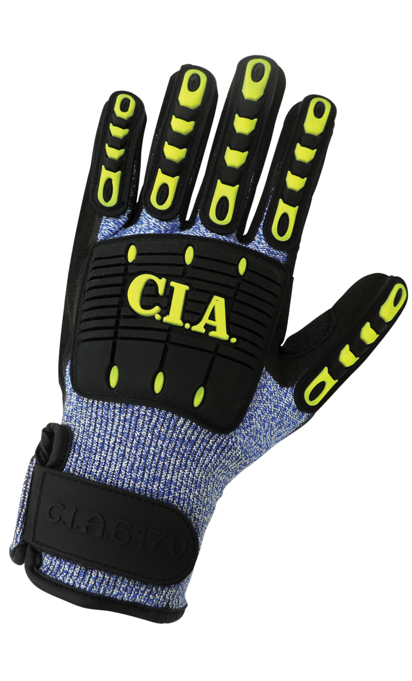 Vise Gripster® C.I.A. Cut, Impact, Puncture, and Abrasion Resistant Nitrile Double-Coated Gloves