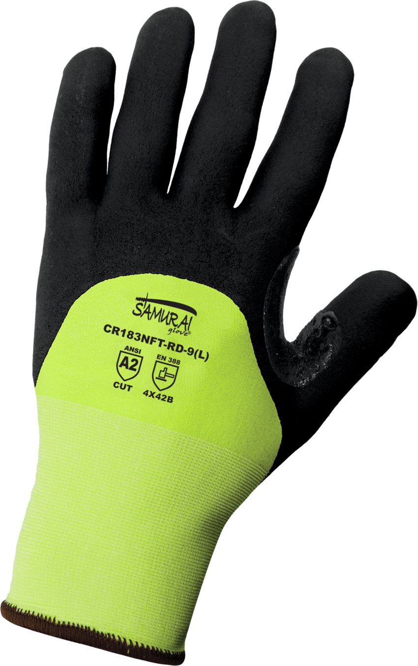 Samurai Glove® High-Visibility Cut Resistant Dotted Gloves with Cut, Abrasion, and Puncture Resistance - LIMITED STOCK