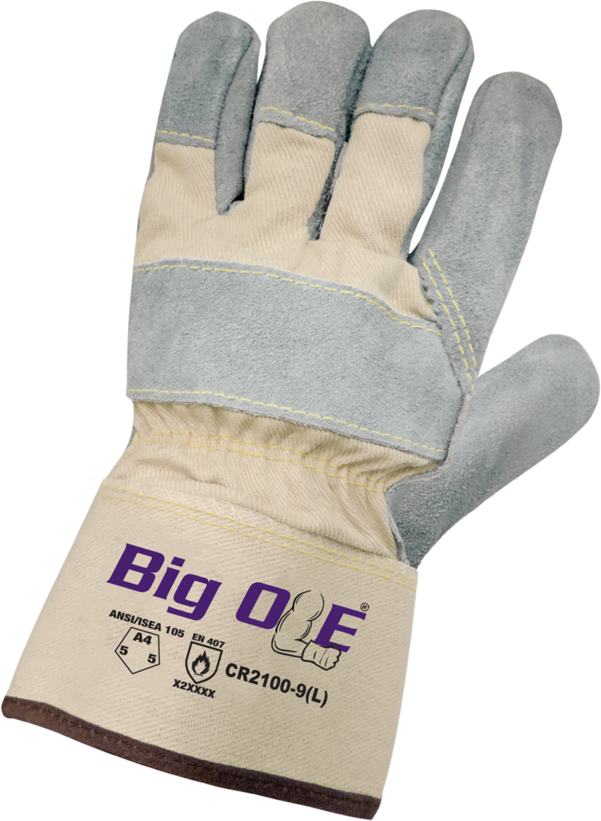 Big Ole® Cut, Abrasion, and Puncture Resistant Premium Leather Palm Gloves