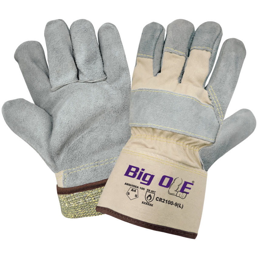 Big Ole® Cut, Abrasion, and Puncture Resistant Premium Leather Palm Gloves