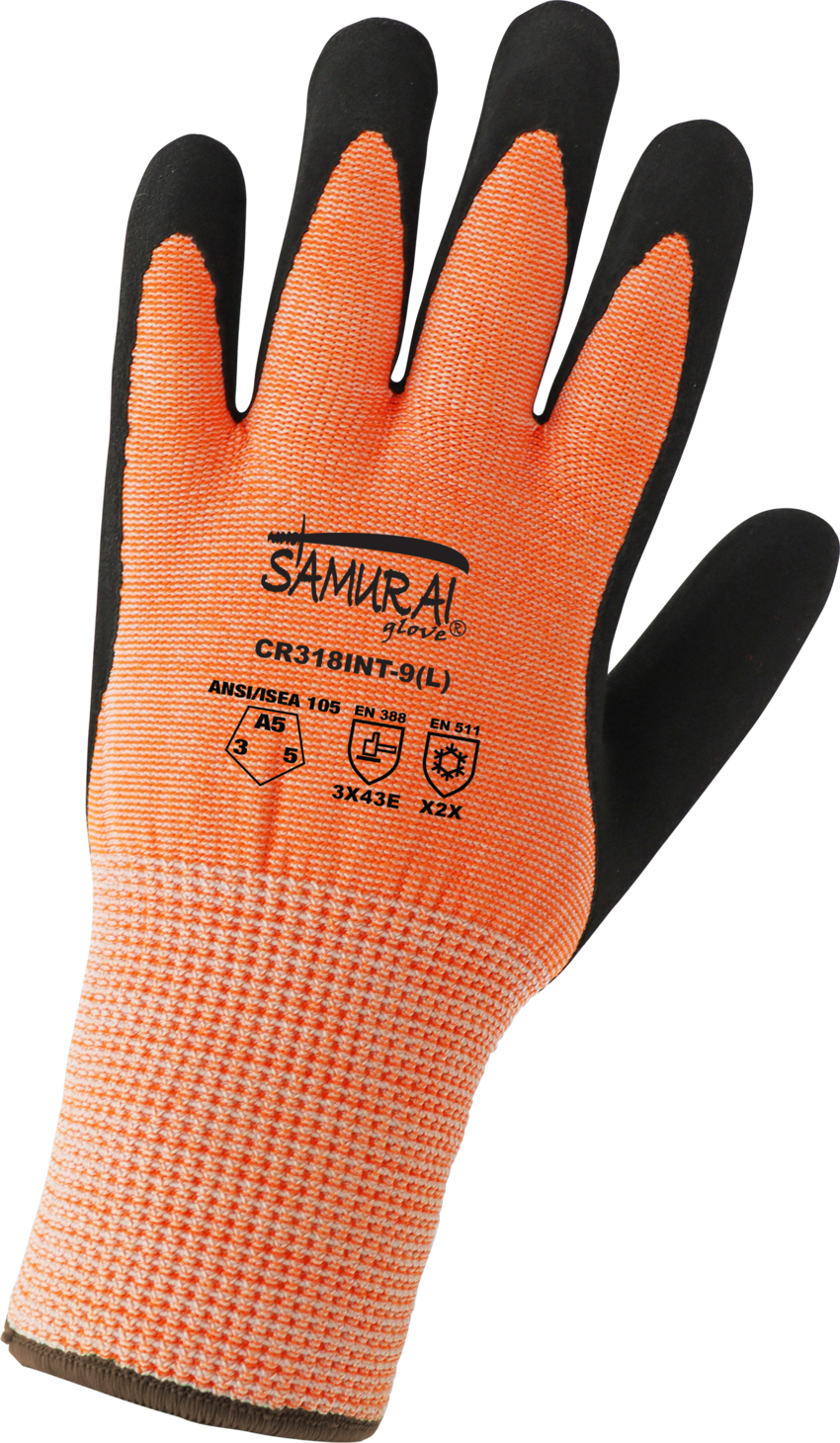 Samurai Glove® Cut, Abrasion, and Puncture Resistant Water Repellent, Low Temperature Gloves