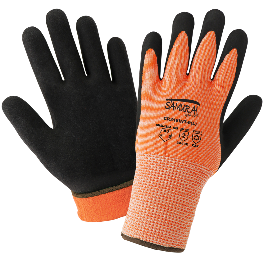 Samurai Glove® Cut, Abrasion, and Puncture Resistant Water Repellent, Low Temperature Gloves