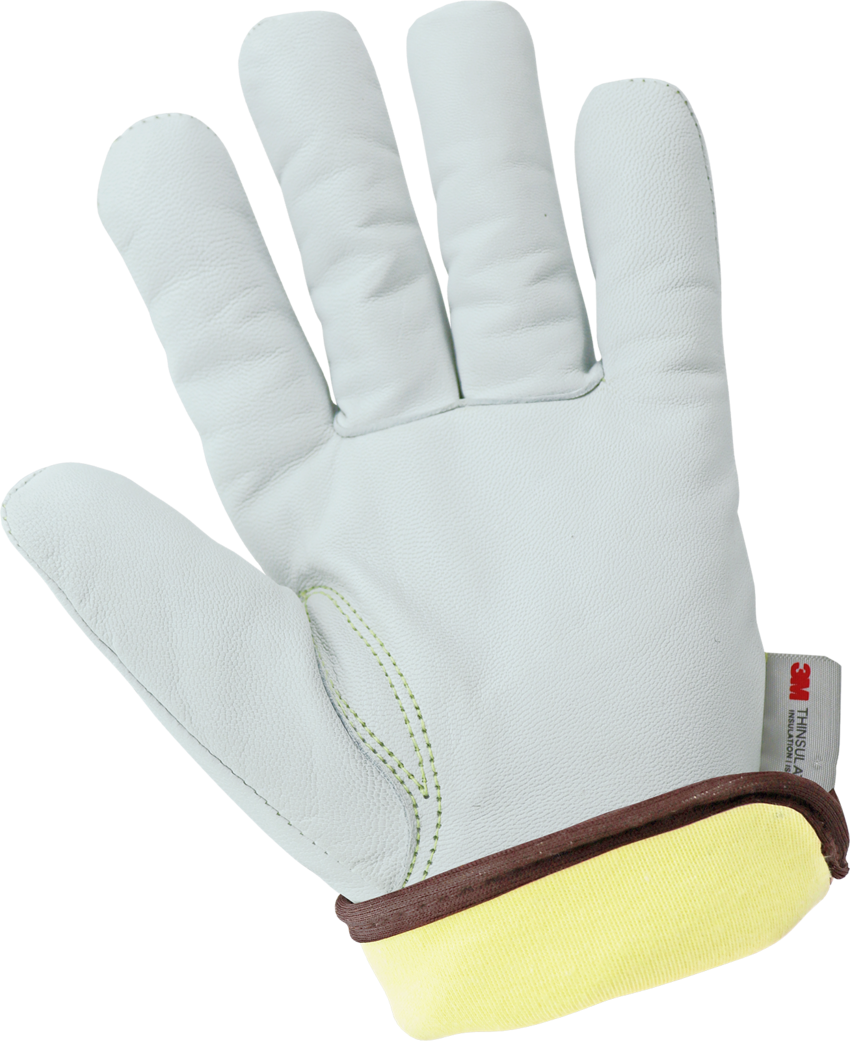 Cut, Abrasion, and Puncture Resistant Grain Goatskin Insulated Gloves