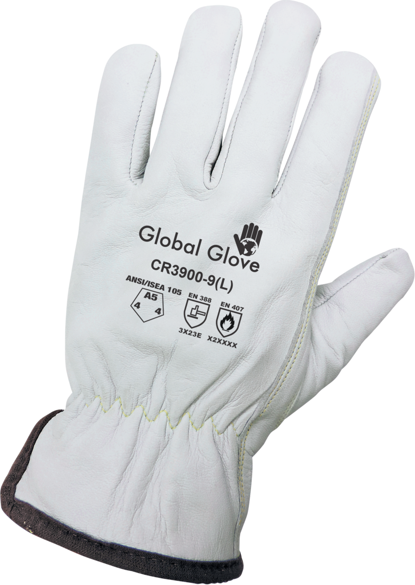 Cut, Abrasion, and Puncture Resistant Grain Goatskin Gloves