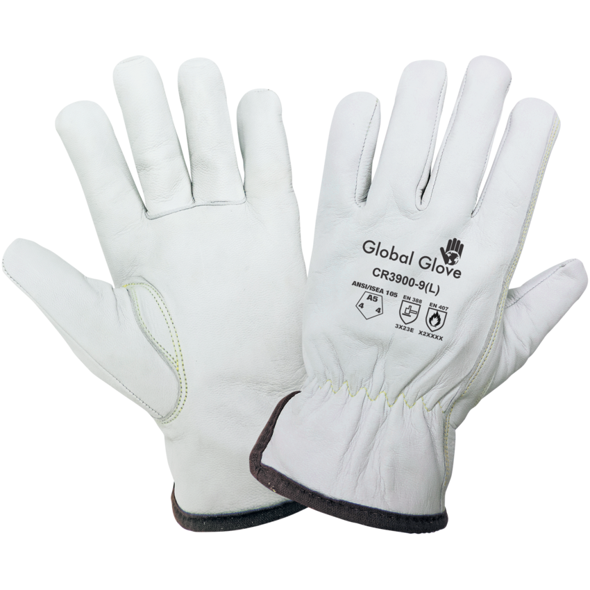 Cut, Abrasion, and Puncture Resistant Grain Goatskin Gloves